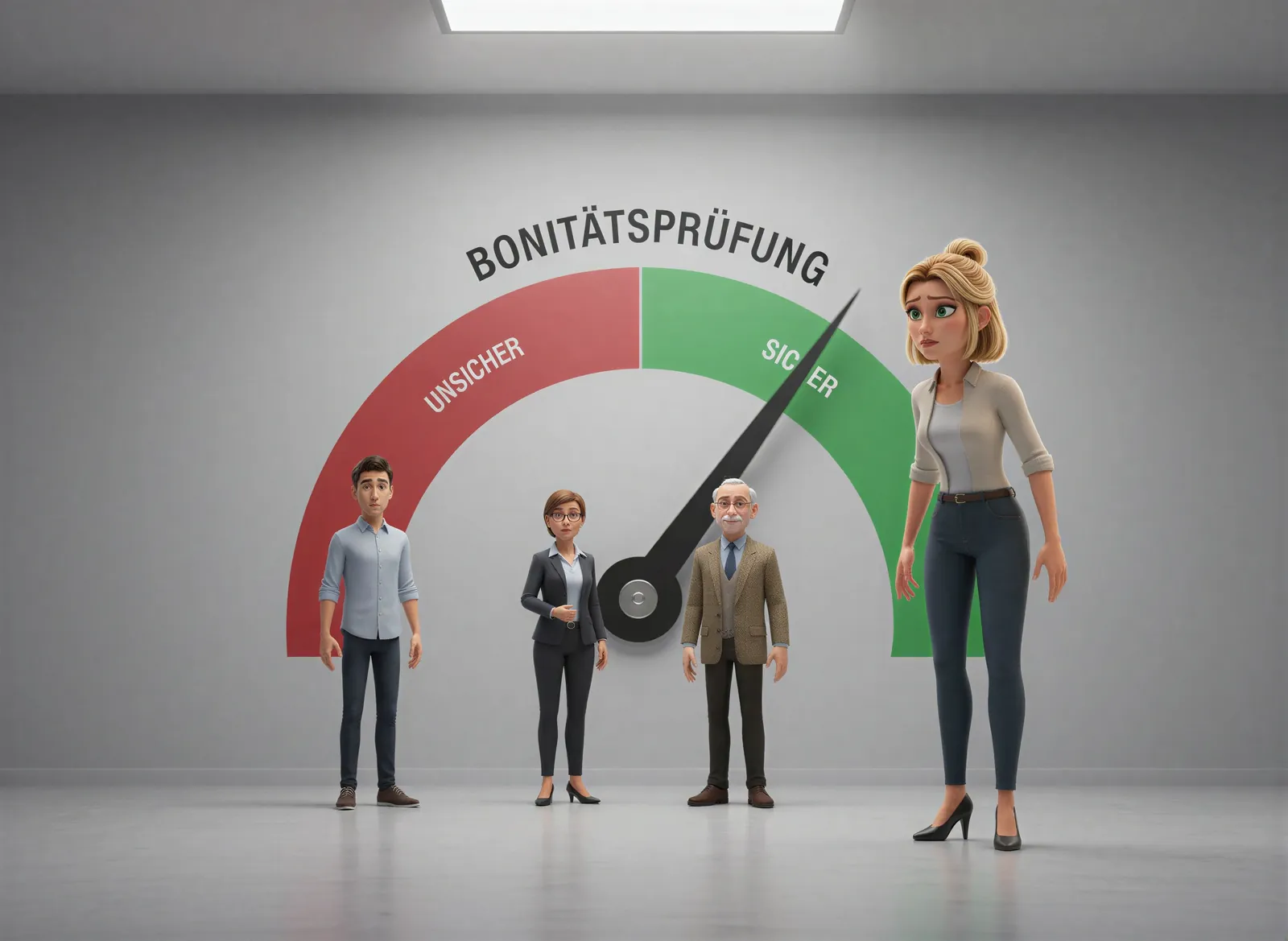 Bonitätsprüfung der Interessenten